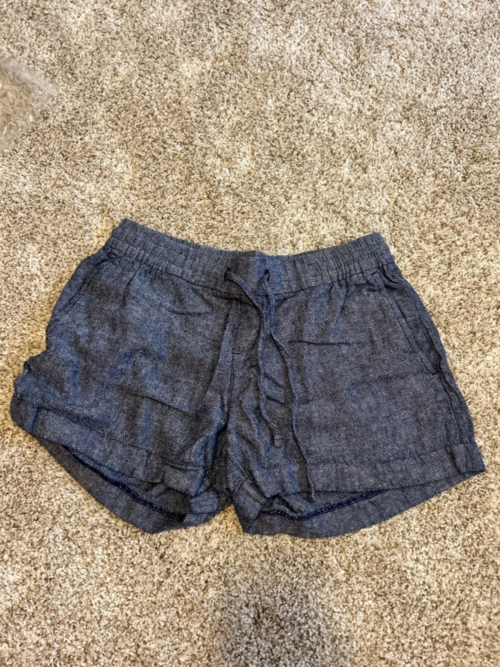 Old Navy Dark Blue Drawstring Athletic Shorts